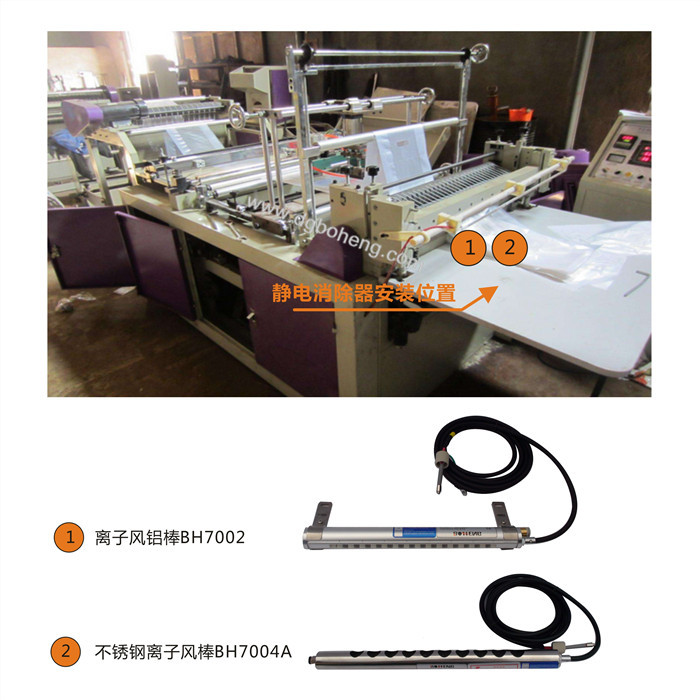 平口制袋機(jī)靜電消除